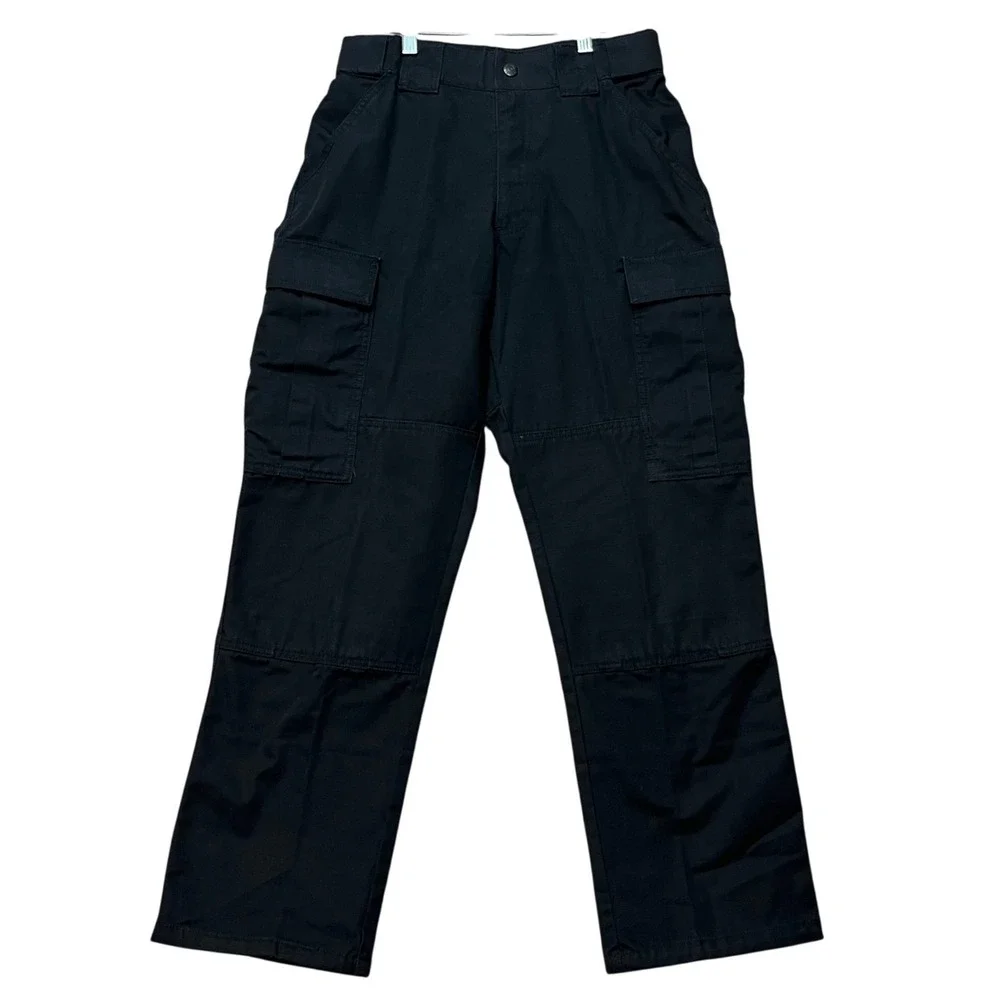 5.11 Tactical Cargo Pants Mens Small Short Black Ripstop Reinforced Knee Utility